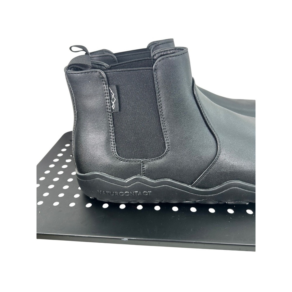 Naturcontact Black Chelsea Boots Women Elastic Side Ankle‎ - Picture 3 of 6